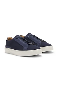 Gary low-top trainers with breathable knit uppers