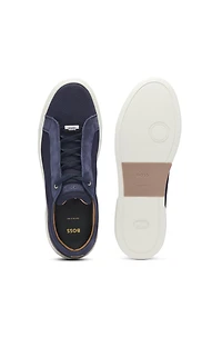 Gary low-top trainers with breathable knit uppers