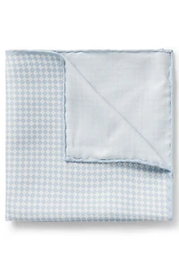 Silk pocket square with digital print