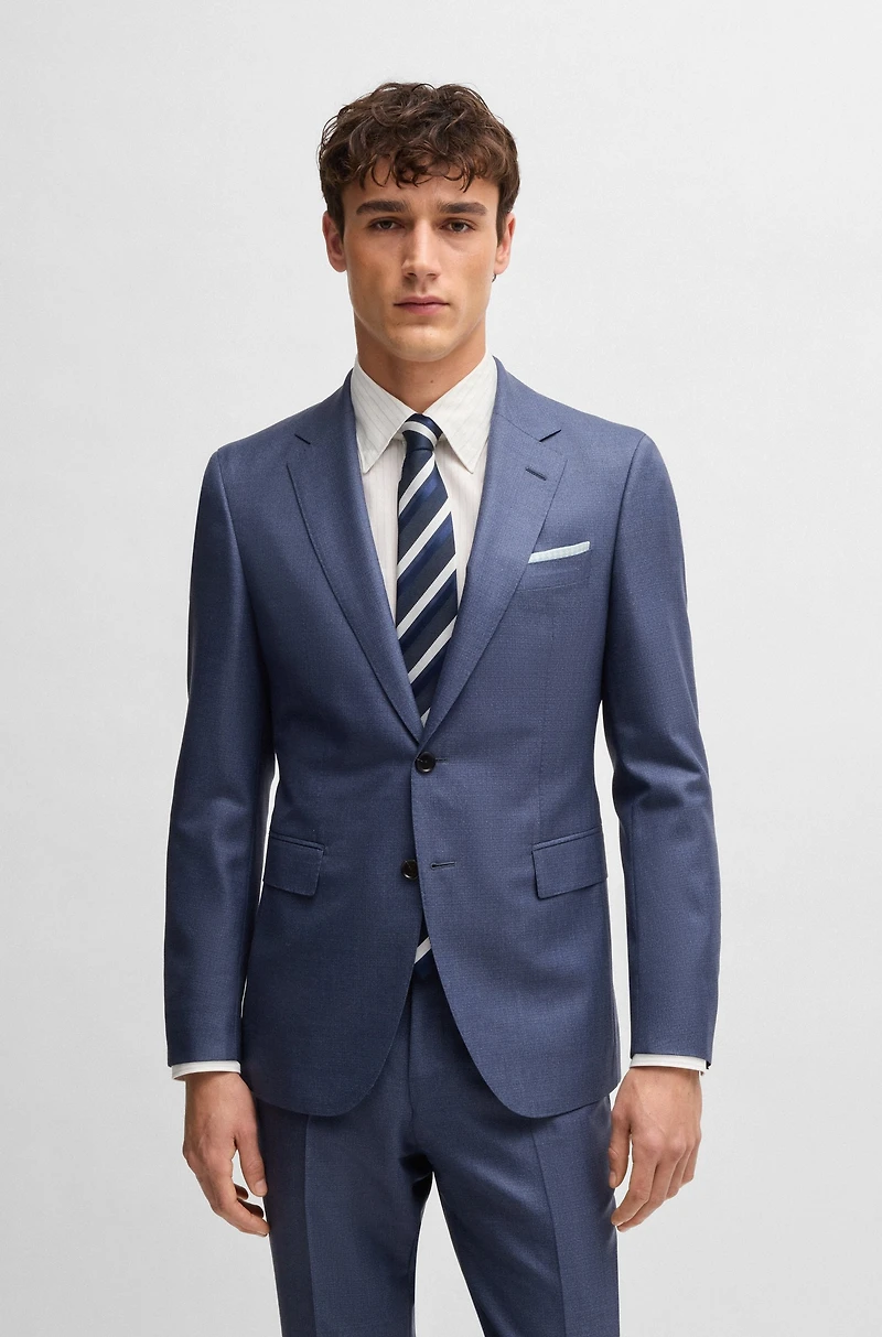 Silk pocket square with digital print