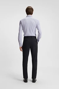 Slim-fit shirt printed performance-stretch jersey