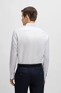 Regular-fit shirt Italian-made non-iron cotton