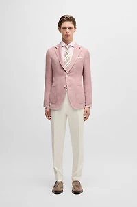 Slim-fit shirt Italian-made cotton