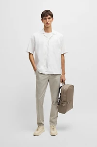Relaxed-fit shirt Italian-made cotton poplin
