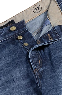Classic-fit jeans blue selvedge denim