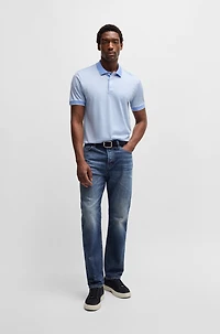 Classic-fit jeans blue selvedge denim