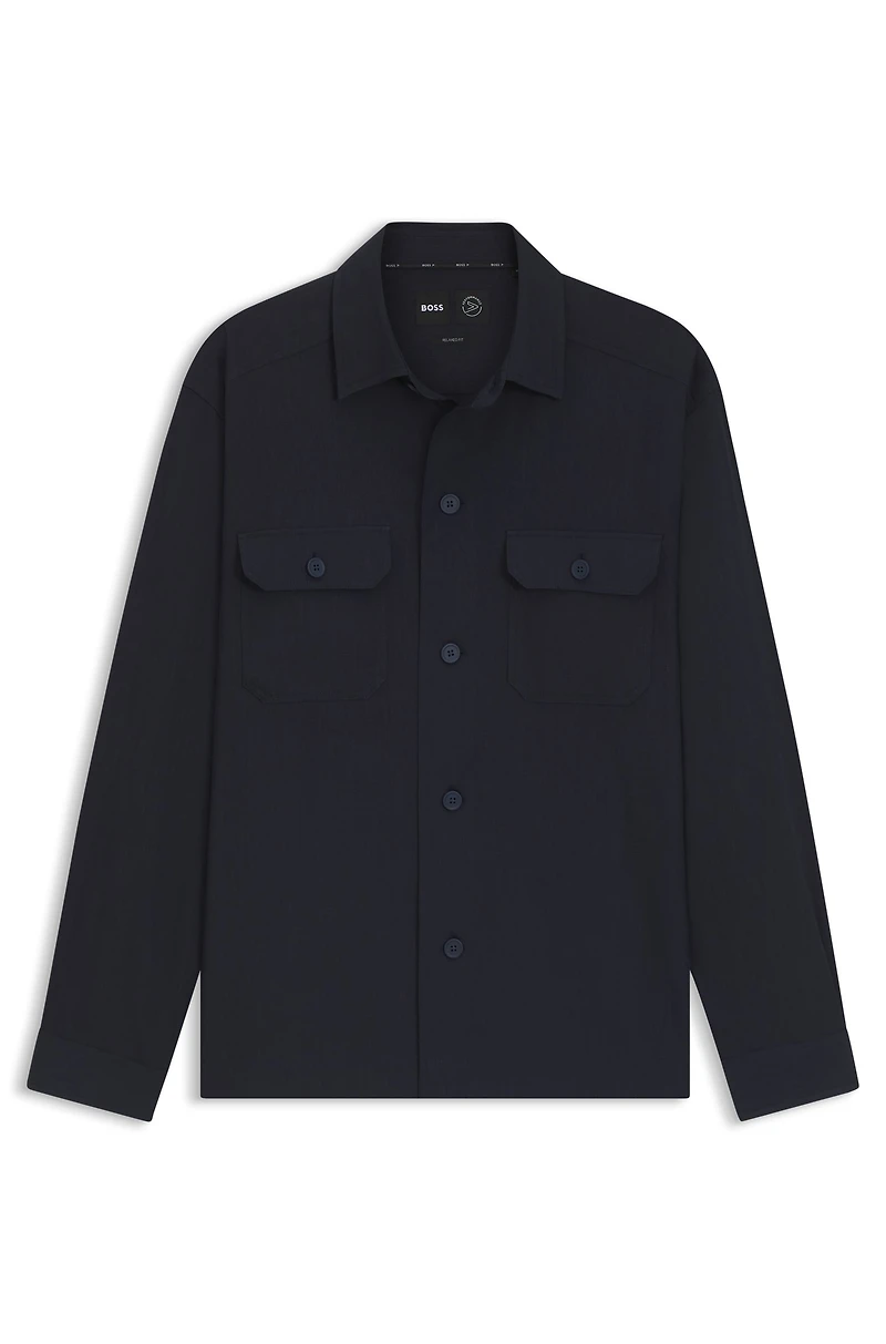 Relaxed-fit shirt an Italian-made linen blend