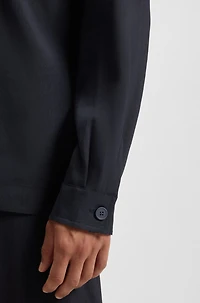 Relaxed-fit shirt an Italian-made linen blend