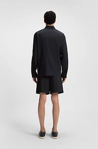 Relaxed-fit shirt an Italian-made linen blend