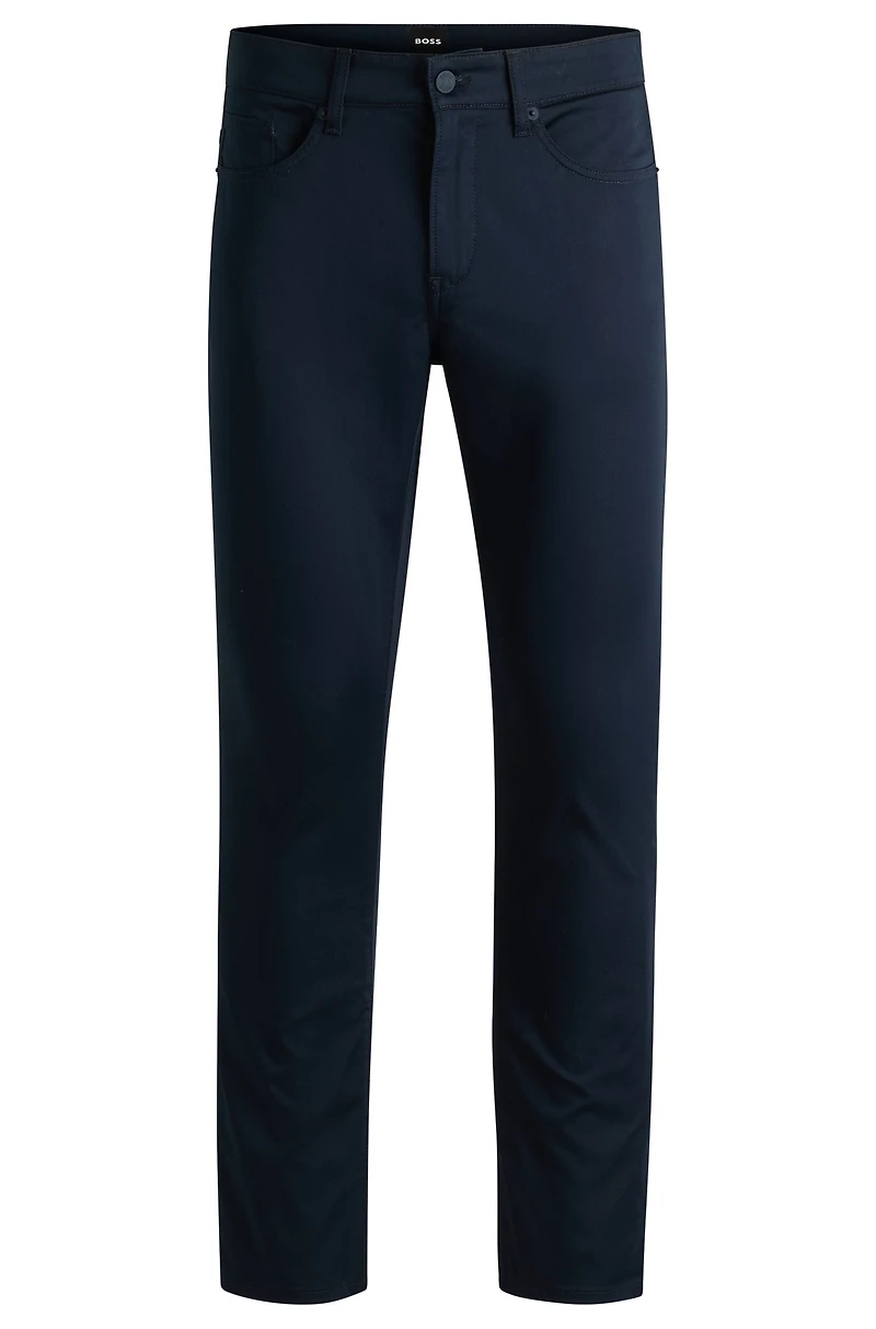 Delaware slim-fit trousers stretch satin