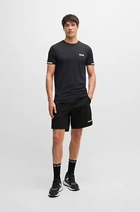 Active tennis shorts with four-way stretch