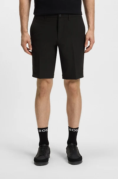Slim-fit shorts water-repellent stretch fabric