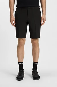 Slim-fit shorts water-repellent stretch fabric