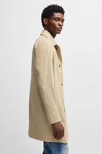 Classic-fit coat cotton