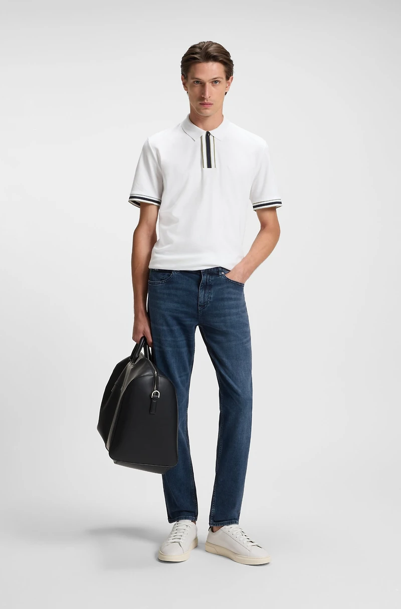 Maine regular-fit jeans blue Italian denim