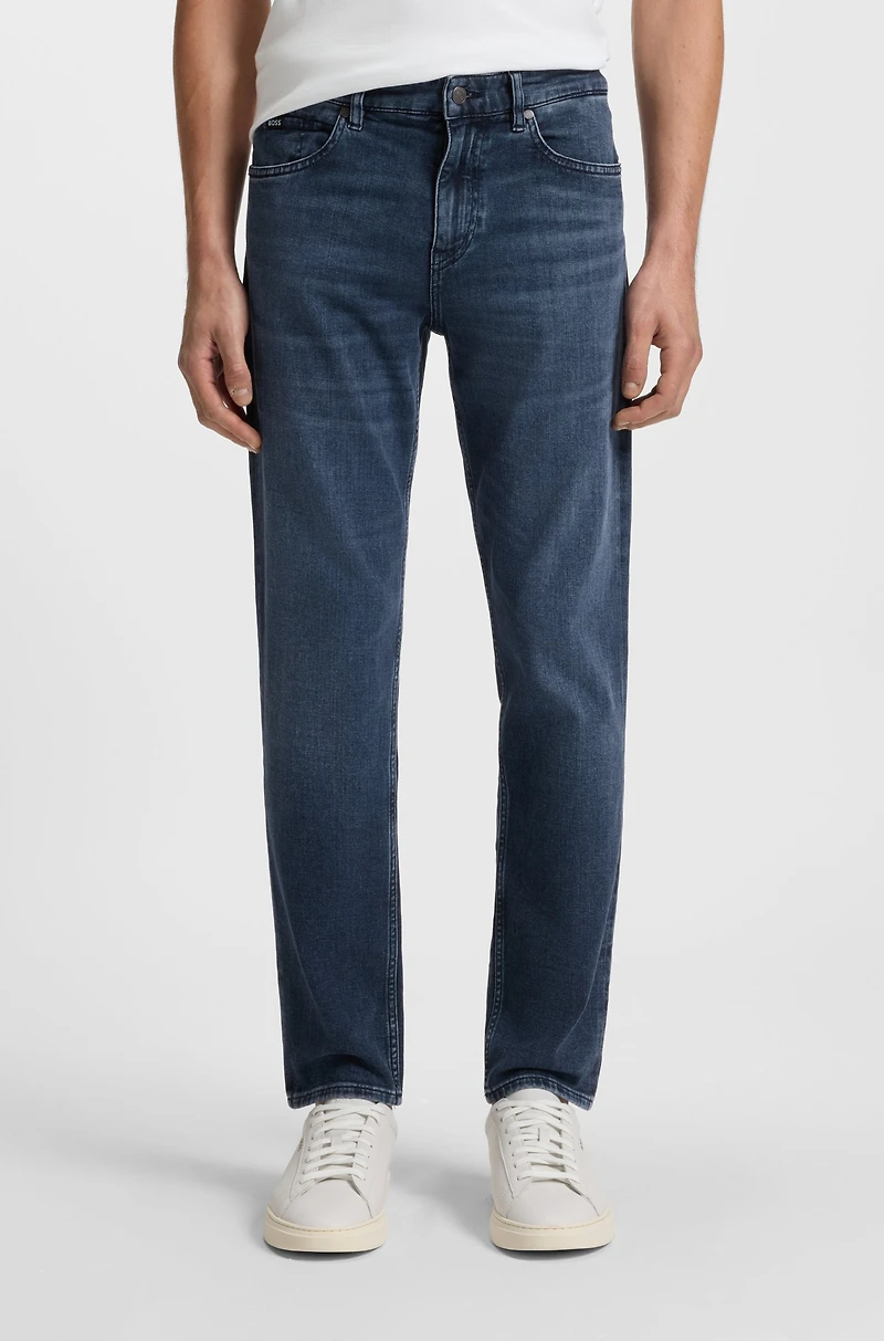 Maine regular-fit jeans blue Italian denim
