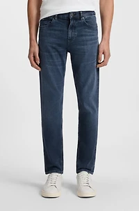 Maine regular-fit jeans blue Italian denim