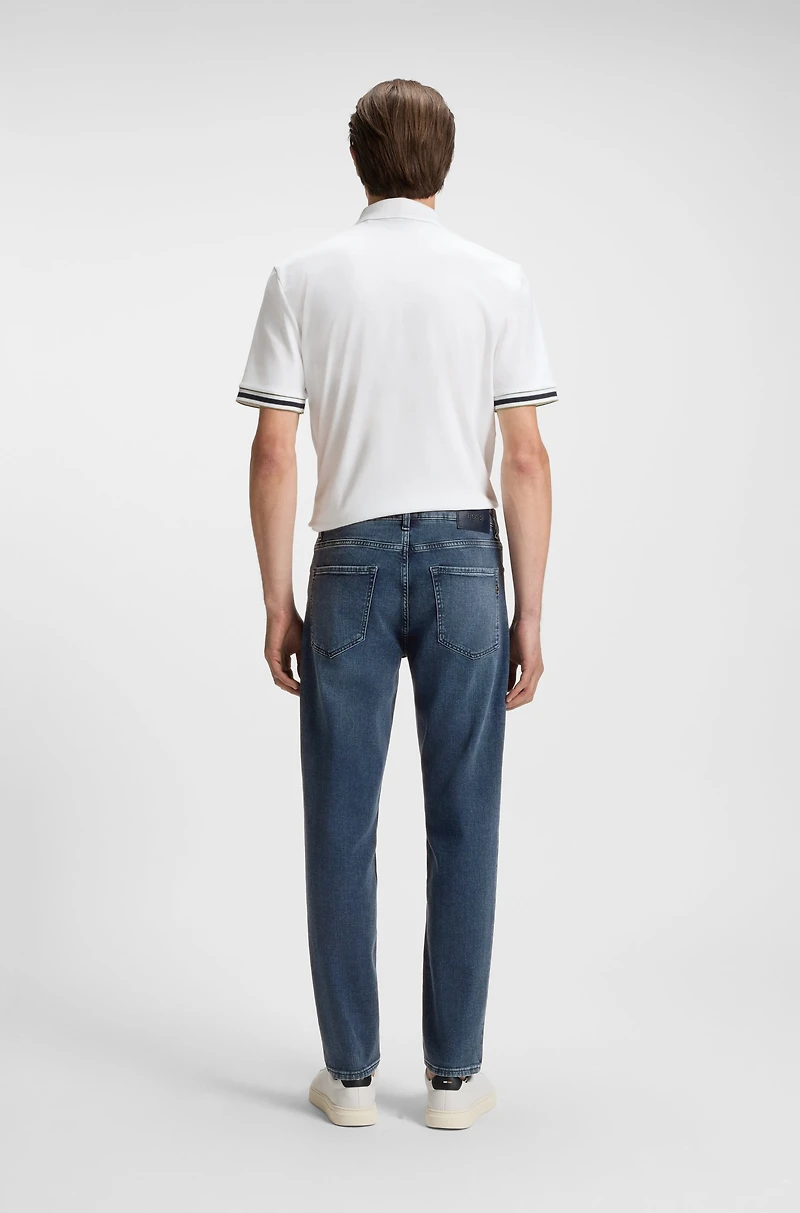 Maine regular-fit jeans blue Italian denim