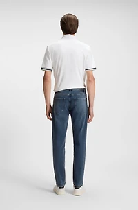 Maine regular-fit jeans blue Italian denim