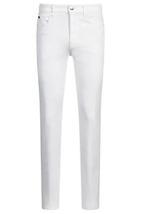 Delaware slim-fit jeans white comfort-stretch denim