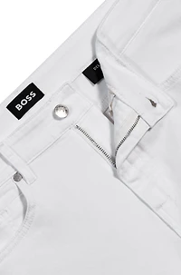 Delaware slim-fit jeans white comfort-stretch denim