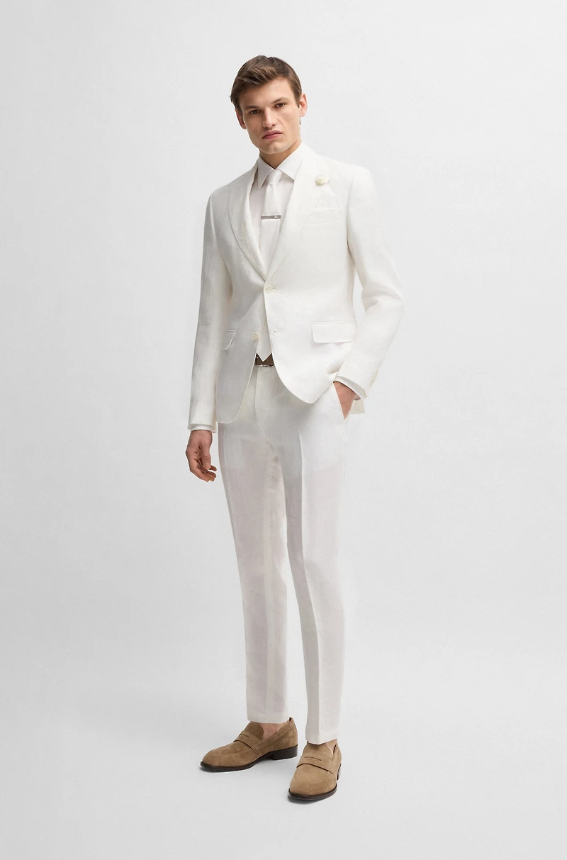 Formal trousers linen canvas