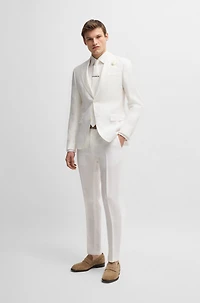 Formal trousers linen canvas