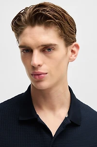 Regular-fit shirt waffle cotton