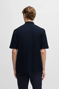 Regular-fit shirt waffle cotton