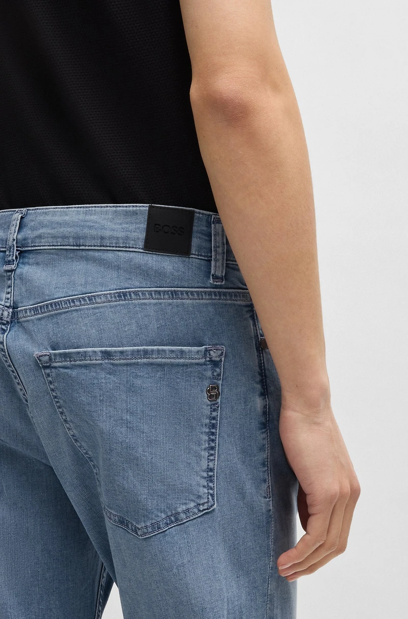 Maine regular-fit jeans blue stretch denim