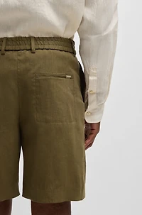 Formal shorts a linen blend