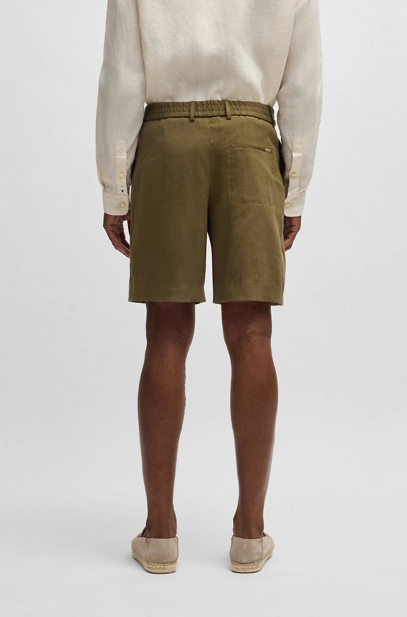 Formal shorts a linen blend