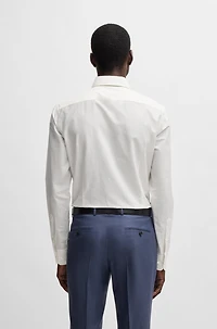 Slim-fit shirt striped Italian-made cotton