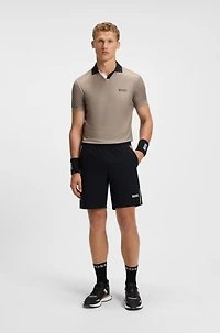 Active tennis shorts stretch fabric with moisture management