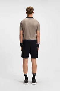 Active tennis shorts stretch fabric with moisture management