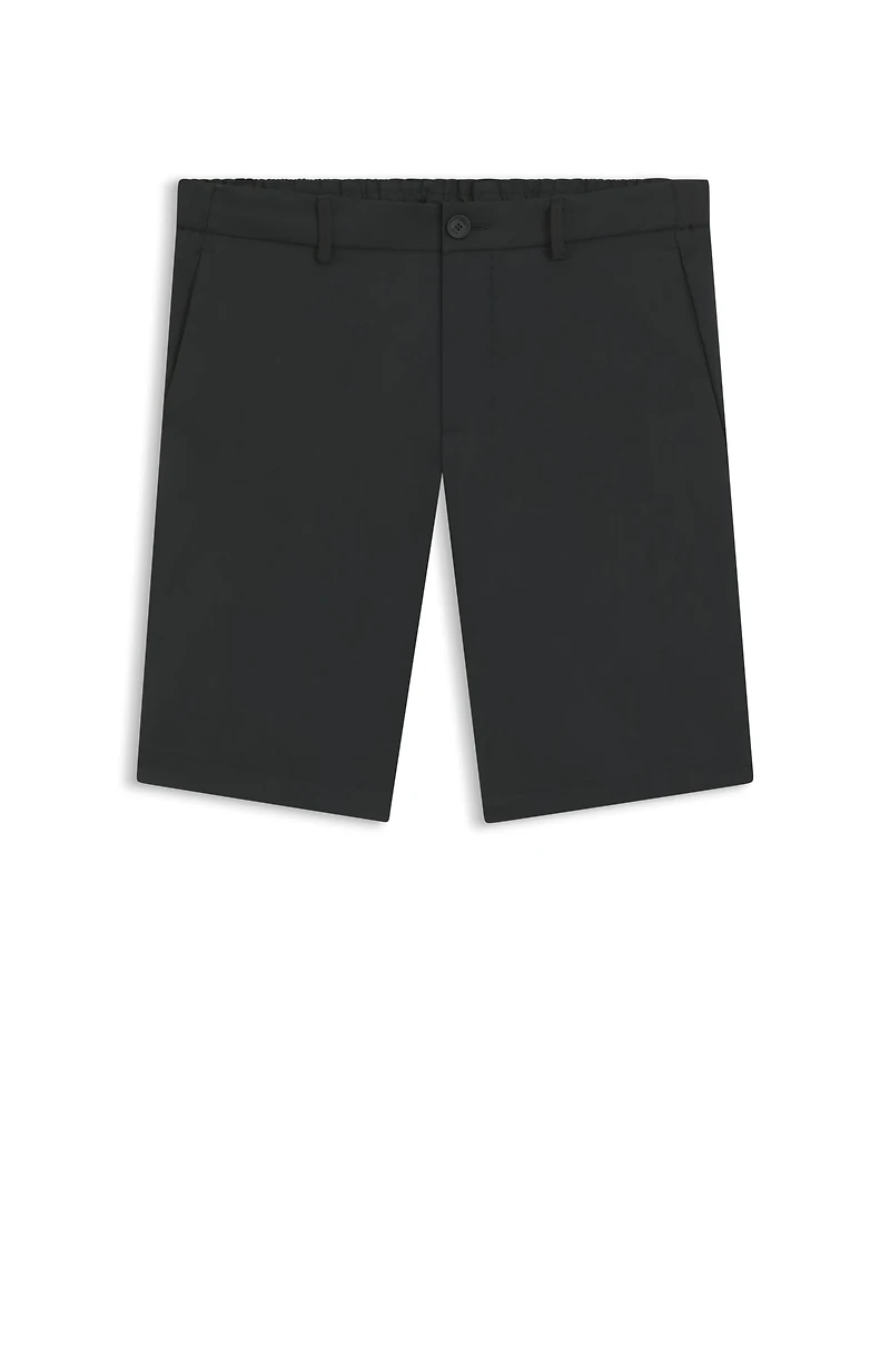 Water-repellent shorts with easy-iron finish