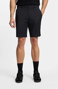 Easy-iron shorts with water-repellent finish