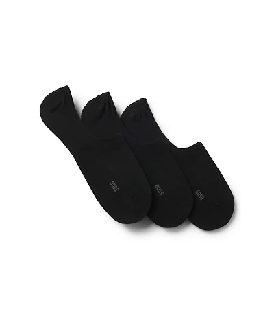 Three-pack of no-show socks a cotton blend