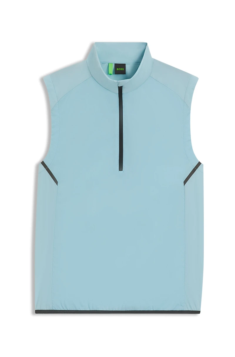 Active water-repellent vest with quick-dry performance