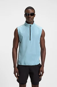 Active water-repellent vest with quick-dry performance