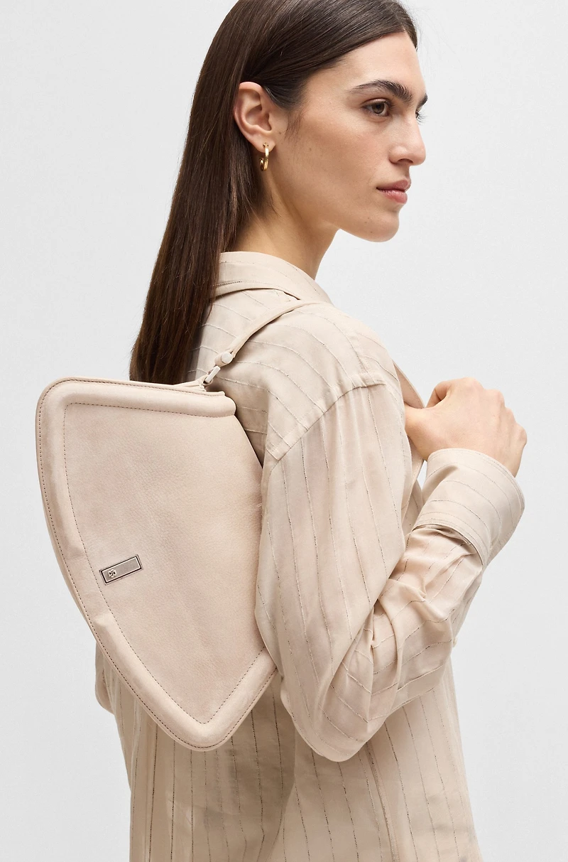 Ariell shoulder bag in suede