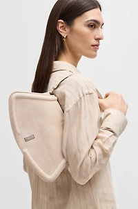 Ariell shoulder bag in suede