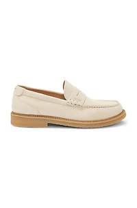 Suede moccasins with crepe outsole