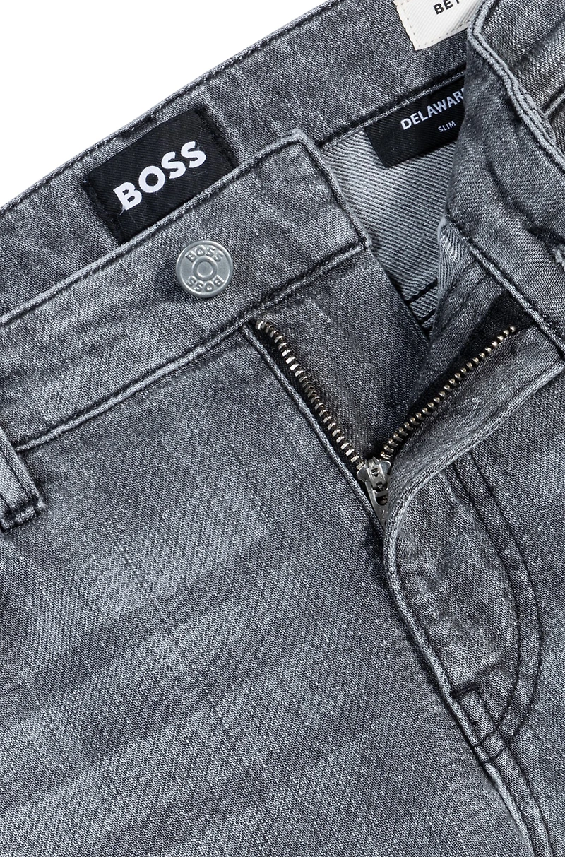 Delaware slim-fit jeans tinted stretch denim