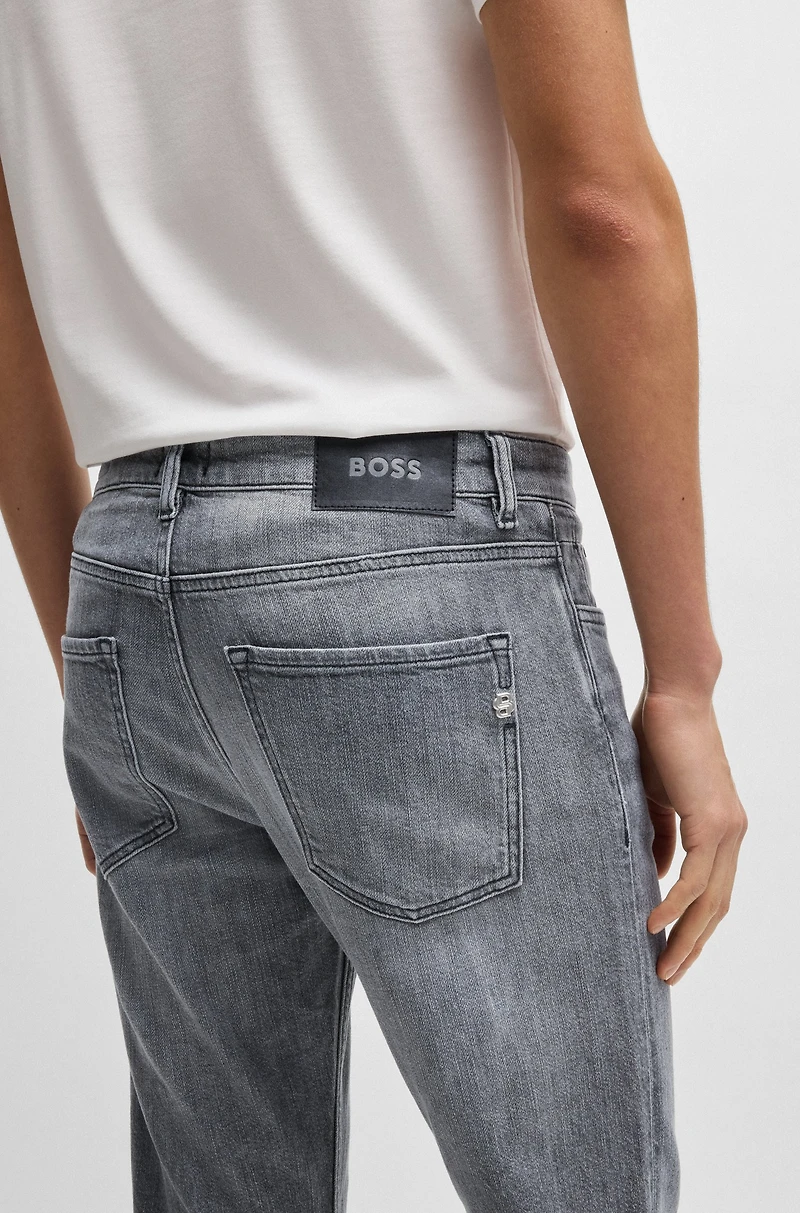 Delaware slim-fit jeans tinted stretch denim