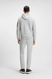 Hybrid jacket with comfort-stretch knit