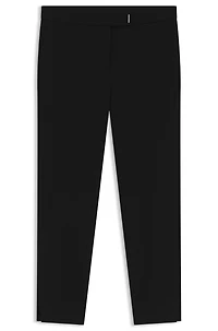 Slim-fit pants micro-structured stretch fabric