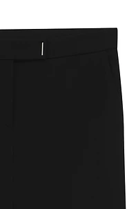 Slim-fit pants micro-structured stretch fabric