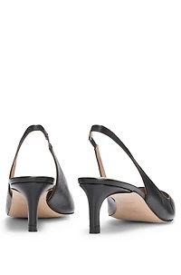 Slingback pumps nappa leather