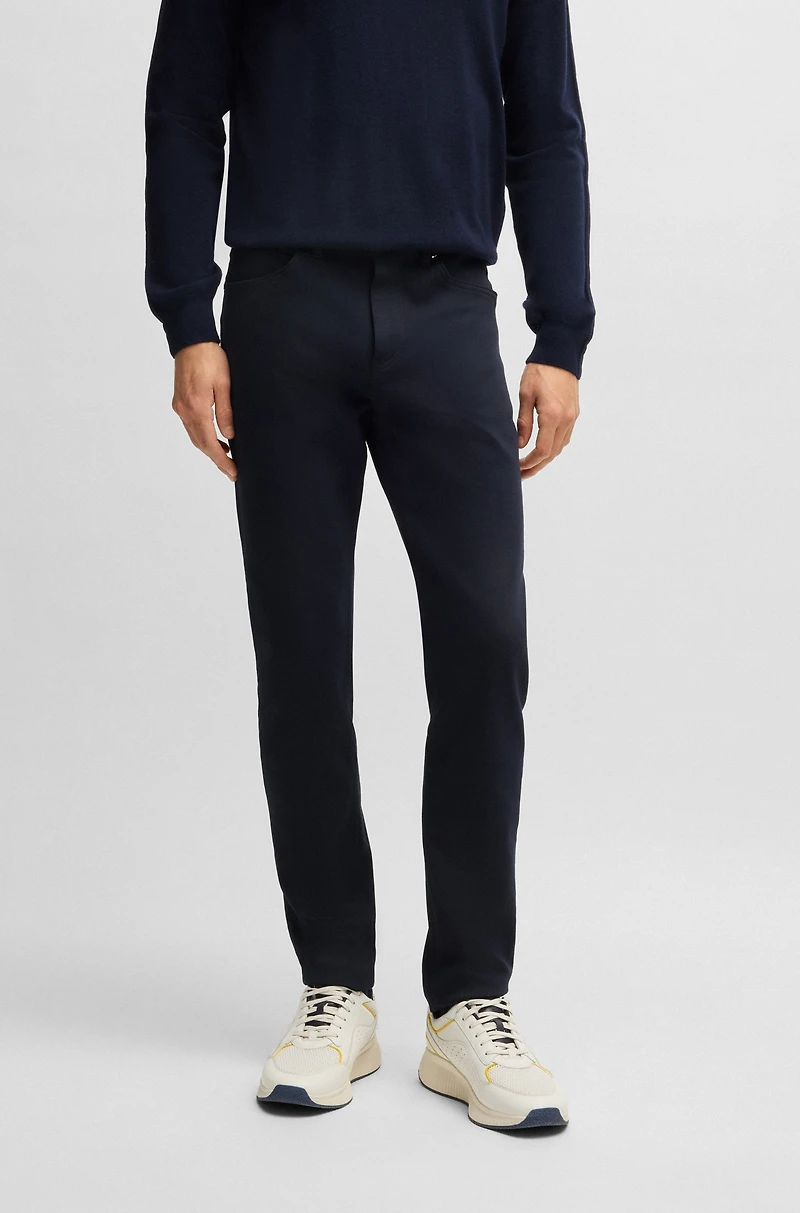 Porsche x BOSS tapered-fit jeans blue performance-stretch denim